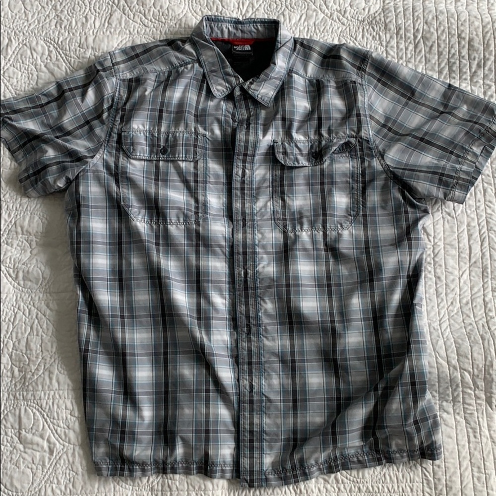 North face button up shirt